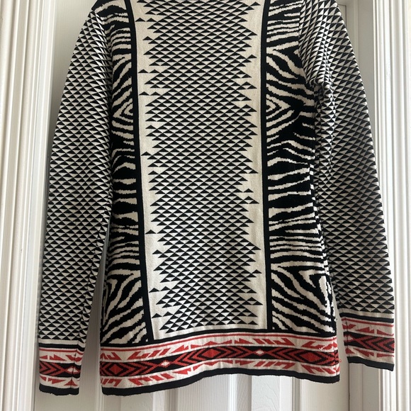 Hale Bob black & red sweater, gorgeous! - Picture 2 of 5